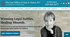 Desktop Screenshot of lisavancelaw.com